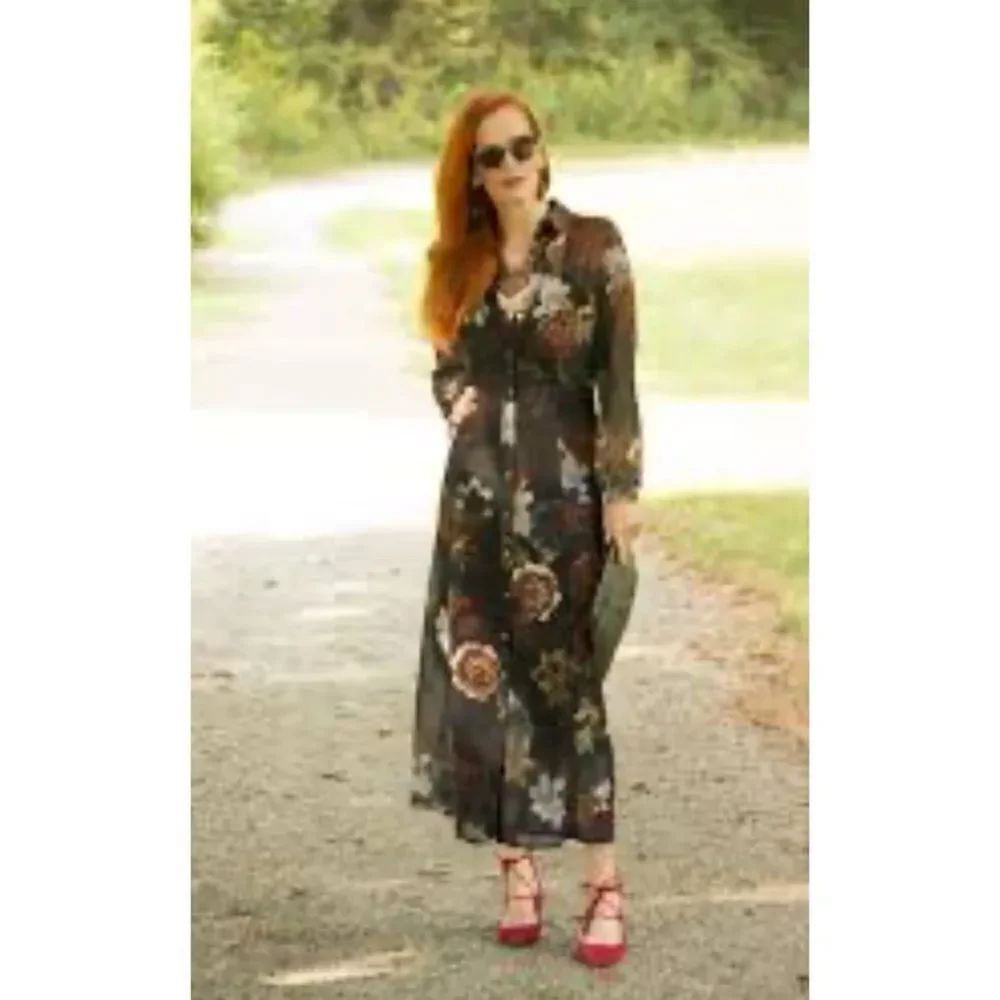 Soft Surroundings Anais Maxi dress and slip Size M / MWOT